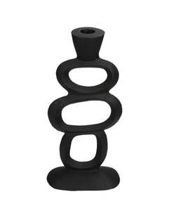 Bougeoir en métal Tribal fabriqué à la main avec des finitions de luxe pour les aménagements de table et les événements dans les espaces - Product Image 4