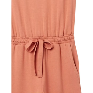 Ensemble de combinaison deux pièces en toile unie au-dessus du genou pour femme, 100 % coton respirant, tenue de sport pour la gym et le fitness - Product Image 5