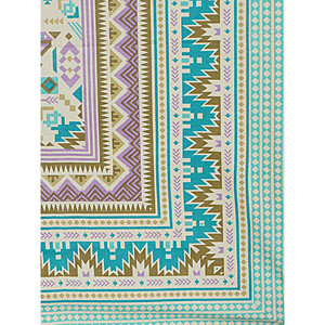 Juego de Sábanas Florales Azul Turquesa 100% Algodón con 2 Fundas de Almohada (ADB1496) - Product Image 5