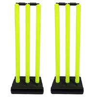 Piquets de cricket en plastique robustes HRM HRM-CS75 avec couleur et taille personnalisées pour les jeux de plage en intérieur et en extérieur