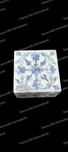 Export Selling Marble Jewelry Box Rectangle Shape with Gorgeous <b>Mother</b> <b>Pearl</b> Inlay Timeless Decorative Storage Solution for Sale - Product Image 6