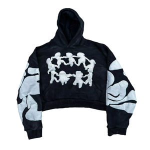 Nouveaux sweats à capuche personnalisés délavés à l'acide, sweats à capuche amples et décontractés, vêtements pour hommes, vêtements décontractés - Product Image 6