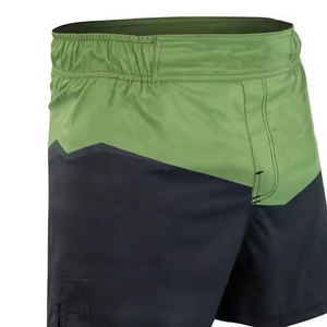 Vente en gros de shorts MMA de couleur unie de qualité supérieure pour hommes, shorts MMA sublimés sur mesure, shorts de combat confortables - Product Image 5