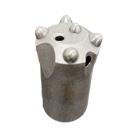 Foret à bouton conique forgé haute performance 7 degrés 5 dents 38mm pour l'exploitation minière et la construction