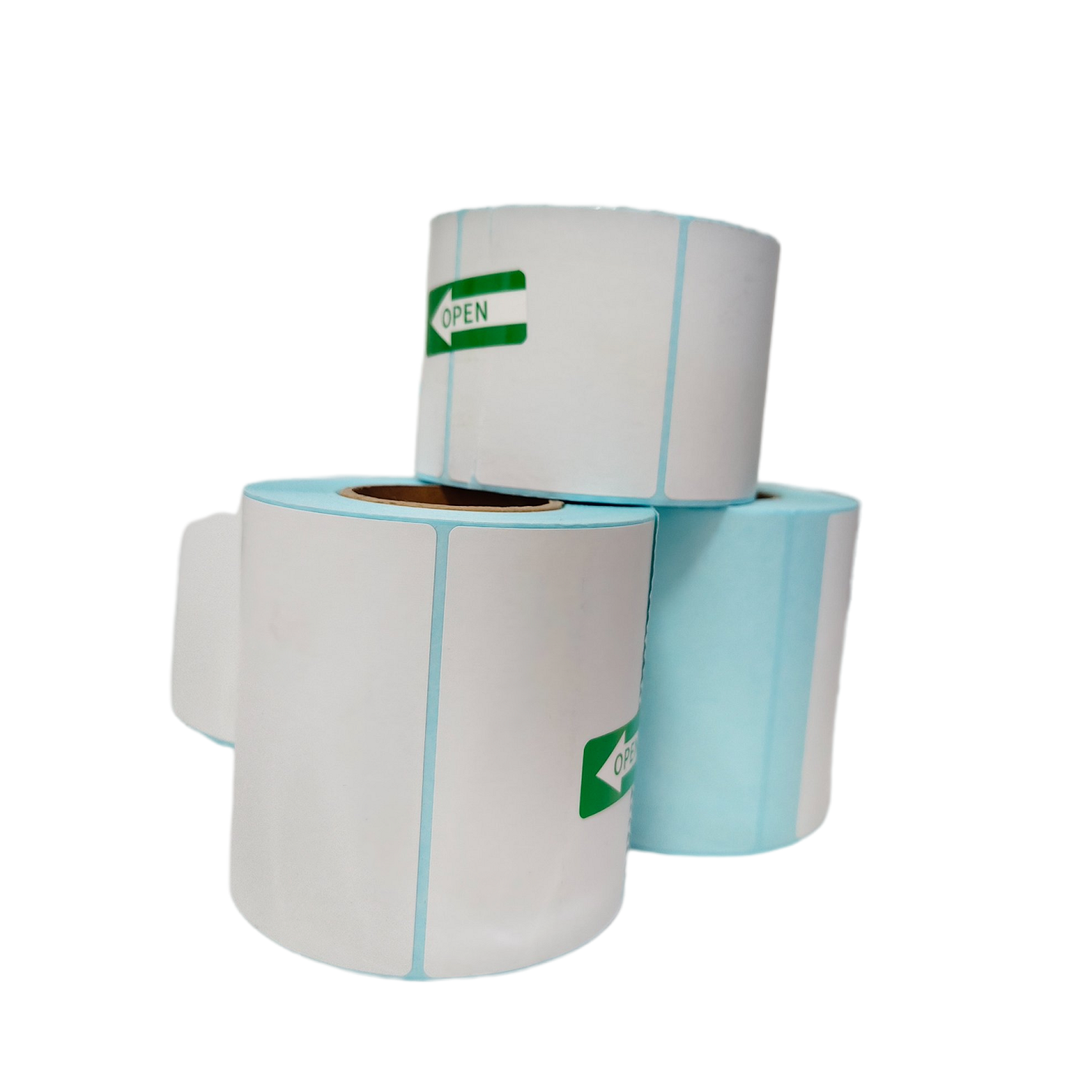 Sample Free Customize Durable Thermal Barcode Stickers Self-adhesive Permanent Adhesive Labels for Supermarket Use