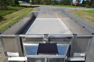 Remorque à benne basculante en aluminium à vendre Remorque à benne basculante hydraulique légère et résistante - Product Image 2