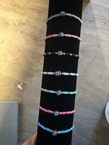 DAFNI BIG PAZAR Bohemian Woven Beaded Handmade Promotional Bracelet Natural Stone Precious Metal Alloy 10mm Band Width Gift - Product Image 2