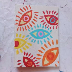 Elegante diario hecho a mano Cuaderno Premium para escribir bocetos y reflejos Diario encuadernado de lujo - Product Image 1