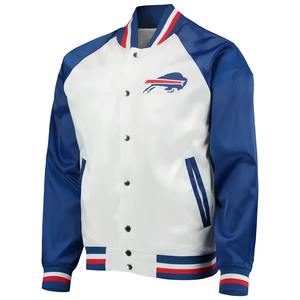 Chaqueta universitaria de satén ecológica Chaqueta de béisbol brillante sostenible para estilo callejero moderno a granel - Product Image 1