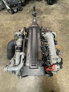 Motor 1JZGTE NON-VVTI Twin Turbo de 2.5L con Cárter Delantero y Transmisión Manual R154 de 5 Velocidades para JZA70 Supra JZZ30 Soarer - Product Image 6