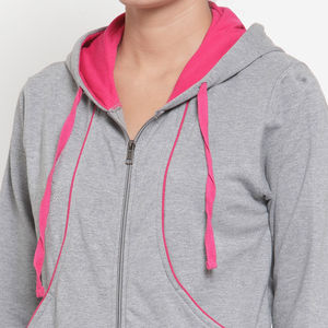 Hot Selling Fashion Solid Color <b>Zipper</b> Tracksuits Women Two Piece Set Women Ladies Tracksuit Sets <b>for</b> <b>Sale</b> tracksuit 100% cotton - Product Image 6