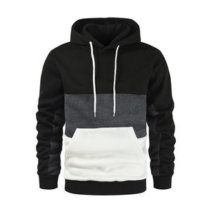 Custom <b>Men's</b> Vintage <b>Thick</b> Hoodie Comfortable Plus Size Cotton <b>Fleece</b> <b>Jacket</b> Off-Shoulder Winter Digital Printing Plain Dyed - Product Image 4