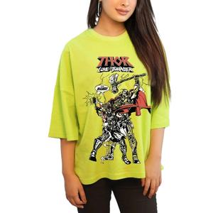 Camisetas de algodón de talla grande para mujer, de verano de gran tamaño de estilo informal Bangladesh, logotipo de impresión personalizado en camisetas en blanco - Product Image 3