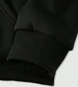 Sudadera con capucha y cremallera con estampado de letras de calavera personalizada de alta calidad para hombre de moda - Product Image 4