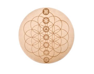 Grille de cristal de 8, 10 et 12 pouces, art spirituel sacré en bambou, décoration murale Art Déco, géométrie murale, décoration intérieure, méditation, équilibre énergétique - Product Image 5