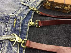 Wholesale New Trendy leather <b>suspenders</b> crafted with strength and detail, designed to enhance both casual and formal wear. - Product Image 4