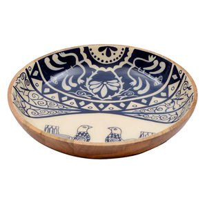 Juego de 4 cuencos de madera de tamaño personalizado para servir ensaladas con cucharas para el hogar y el hotel, Fabricante Mayorista - Product Image 3