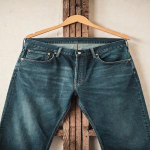 Jeans en denim brut pour hommes et femmes |   Vêtements d'hiver streetwear haut de gamme OEM ODM en gros, 100% coton lavé, poids moyen, logo personnalisé - Product Image 5