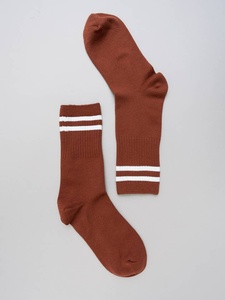Custom Logo <b>Striped</b> Cuff Crew <b>Socks</b> Classic <b>Socks</b> for <b>Men</b> Women Casual Everyday Wear Comfortable Wholesale Vietnam Factory - Product Image 6