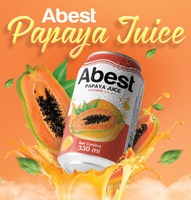 Abeste Vruchtensap Met Papaja Smaak Tropisch Fruit Uit Vietnam