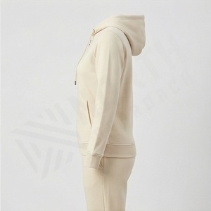 Conjunto Deportivo de Otoño Invierno 2025 para Mujer, Chándal con Logotipo Personalizado, 2 Piezas, Sudadera con Cremallera y Pantalones Deportivos de Pierna Ancha, Color Personalizado - Product Image 3