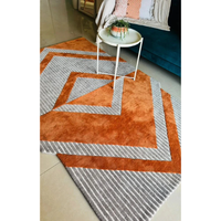 Tapis de prière marocain abstrait en laine antique noué à la main, multicolore, fait main, écologique, antidérapant, à poils ras, pour la maison, 1 pièce