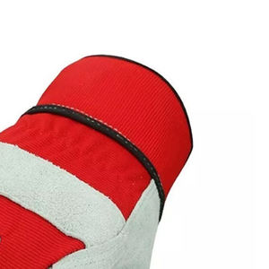 Gran oferta, guantes de seguridad para la construcción personalizados, cuero de vaca dividido, nailon, protección anticorte, logotipo propio, características antideslizantes anticalor - Product Image 4