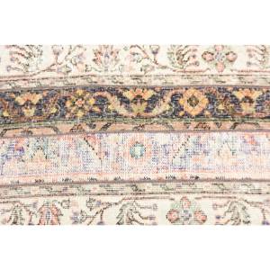 พรมขนสัตว์ตุรกีสีเบจคลาสสิก ขนาด 2.1 x 3.2 ฟุต ลายปะติดปะต่อ เป็นมิตรกับสิ่งแวดล้อม ขนปานกลาง เหมาะสำหรับทางเข้าบ้าน ห้องนั่งเล่น ห้องนอน รูปทรงสี่เหลี่ยมผืนผ้า - Product Image 5