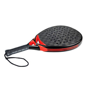 Hochleistungs-Padel-Schläger mit strap azier fähigem Schaumstoff kern und hochwertigem Tennis schläger aus hochwertigem Carbon-Nylon netz - Product Image 4