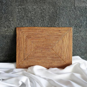 Set de table bohème en rotin naturel écologique de haute qualité pour la décoration de table de cuisine, idéal pour les mariages, fait main au Vietnam - Product Image 3