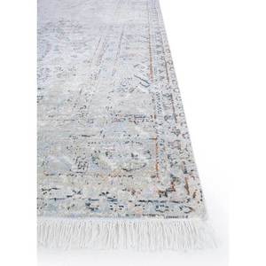 Tapis en laine noué à la main Erbe AKWL-3105, motif médaillon gris et noir, puzzle rectangulaire pour la maison, l'entrée de voiture, tapis rectangulaire fait main 9x12 - Product Image 4