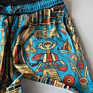 Pantalones cortos de malla personalizados para hombre, pantalones cortos de malla para gimnasio de 5 pulgadas con impresión Dtg de sublimación - Product Image 3