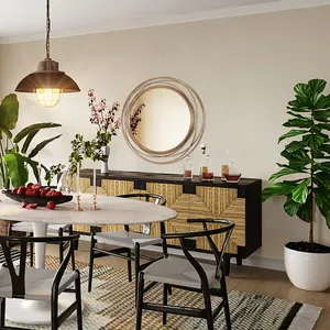 Meilleure vente de cadre en fer miroir décoratif en métal de couleur dorée - Product Image 4