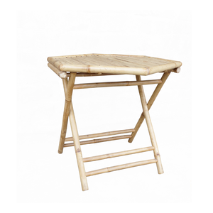 โต๊ะไม้ไผ่ธรรมชาติทรงกลมดีไซน์ทันสมัยสำหรับการใช้ชีวิตในบ้านโดยตรงจากเวียดนาม - Product Image 4