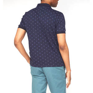 OEM logotipo personalizado impreso sublimado Golf Jersey de alta calidad de secado rápido Polo camiseta hombres patrón sólido diseño Casual tela botón - Product Image 2