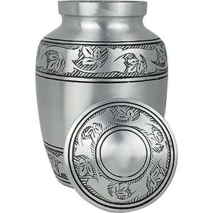 Urna de almacenamiento de cenizas para adultos hecha a mano, urna de cremación grabada en Metal, urna funeraria para entierro, compra de proveedor indio - Product Image 2