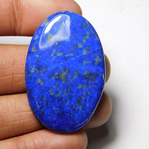 พรีเมี่ยมส่งออกคุณภาพ100% ธรรมชาติ Lapis Lazuli อัญมณี cabochons รูปไข่รูปทรงเรียบเครื่องประดับทำอัญมณีในอัตรา - Product Image 1