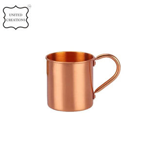 Taza de Cobre Moscow Mule de Alta Calidad, Vaso de Acero Inoxidable de Metal Sólido, la Mejor Taza para Fiestas, Venta al por Mayor - Product Image 4