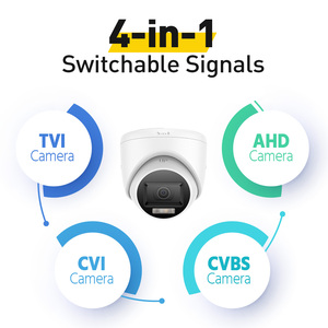 Annke 4k 8MP 4 cái thiết lập cho kinh doanh giám sát Analog máy ảnh thông minh lai ánh sáng CCTV An Ninh TVI máy ảnh IP67 WDR - Product Image 4