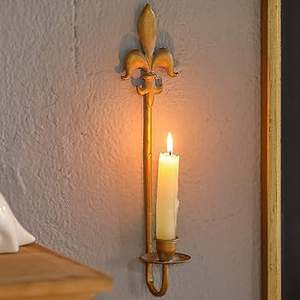 Portavelas de pared de Metal de diseño clásico para casas tradicionales, salas de banquetes, apartamentos, restaurantes, hoteles y celebraciones - Product Image 1