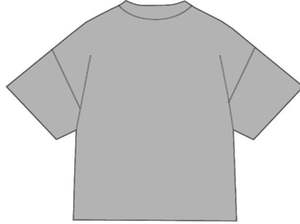 T-shirt à manches courtes en coton épais 230g pour hommes T-shirt à manches courtes en pur coton ample de couleur unie - Product Image 2