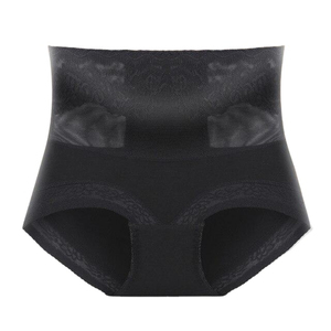 High Waist Abdomen Cross-Border Explosions <b>Ladies</b> Underwear Plain Premium Quality Wholesale Customized Color Size Style - Product Image 2