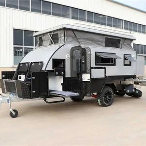Chất lượng tốt nhất Trọng lượng nhẹ không thấm nước nhỏ cắm trại Caravan nhà di động hiện đại 4x4 Teardrop <span class=keywords><strong>trailers</strong></span> mở rộng cho xe ô tô - Product Image 1