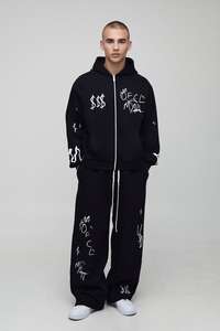 Sudaderas con capucha Pakistán Fabricantes Invierno Tallas grandes Hombres Peso pesado Personalizado con capucha Hombres Sudaderas con cremallera - Product Image 2