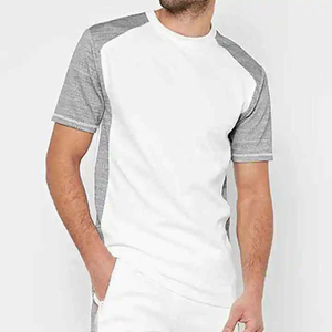Conjunto de Camiseta y Pantalones Cortos Casuales para Hombre, Hechos a Medida, Dos Tonos, Manga Corta, Cuello Redondo, Cómodo y Ligero, 2026 - Product Image 5
