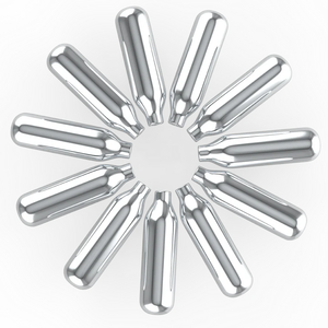 ตลับครีม 8 กรัม เหล็ก OEM แบรนด์ส่วนตัว ป้องกันการรั่วซึม เกรดอาหาร แรงดัน 55 บาร์ ใช้แล้วทิ้ง สำหรับขายปลีก ขายส่ง และแบรนด์ต่างๆ - Product Image 6