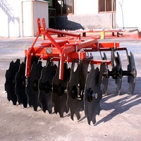 Venta al por mayor Tractor agrícola Grada de discos compensada de 3 puntos a la venta 12 14 cultivador mejor precio tractor de mano arado de disco de 4 pies Precio barato