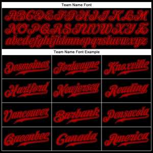 Jersey de softball auténtico negro rojo personalizado de alta calidad, transpirable y ligero, tela lavada de secado rápido, camisetas de mujer con cuello en V - Product Image 4