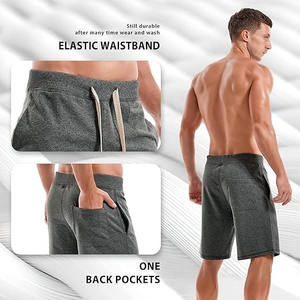 <b>Men's</b> Casual Classic <b>Shorts</b> Athletic Cotton Sweat <b>Shorts</b> with Drawstring - Product Image 3