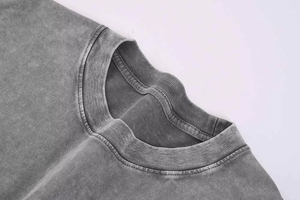 เสื้อยืดผ้าฝ้าย100% พลัสไซส์แขนสองชั้นเฮฟวี่เวตขนาดใหญ่สำหรับผู้ชายเสื้อผ้าแนวสตรีทสำหรับฤดูร้อนออกแบบได้ตามต้องการ - Product Image 5